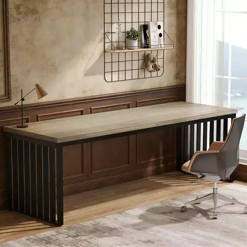Two Person Desk, Long Executive Desk Double Computer Desk