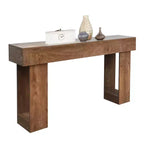Coolmee 63 in Long Console Table for Entryway, Wood Rectangular Sofa Table Behind The Couch, Farmhouse Entryway Tables for Entrance, Hallway