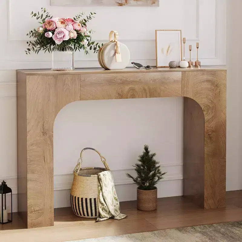47/63 in Farmhouse Console Table,Narrow Wood Entryway Table Behind Couch,Slim Rustic Hallway Furniture for Living Rooms,Foyers & Apartments