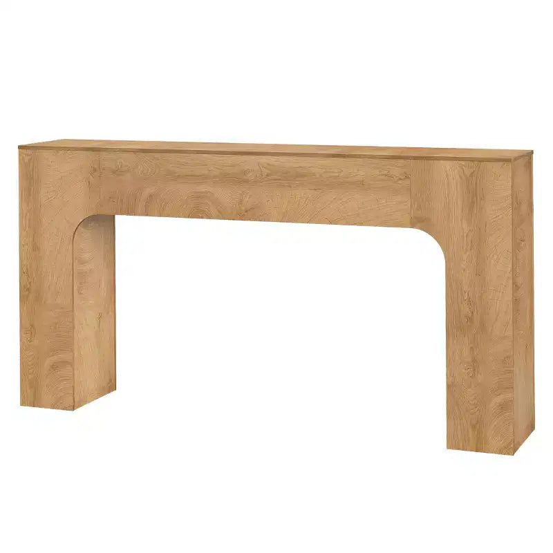 Oak Narrow Console Table, Slim Entryway / Sofa Table for 1–2 People, 47" or 63"