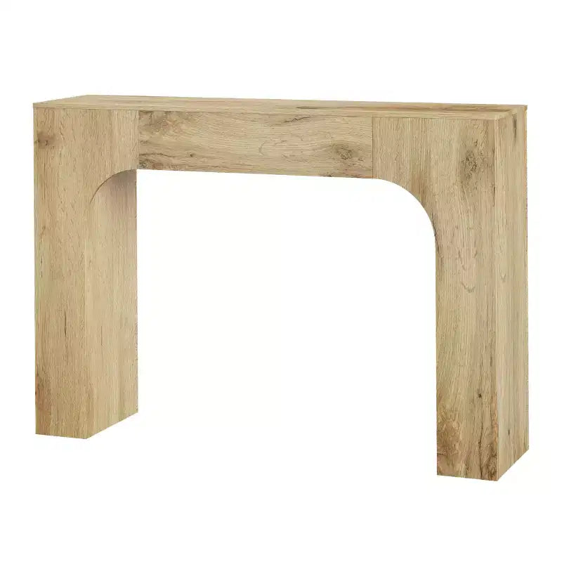 Oak Narrow Console Table, Slim Entryway / Sofa Table for 1–2 People, 47" or 63"