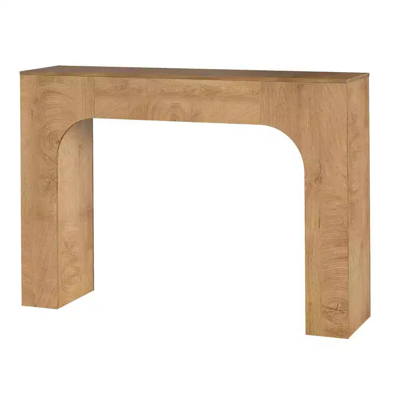 Oak Narrow Console Table, Slim Entryway / Sofa Table for 1–2 People, 47" or 63"